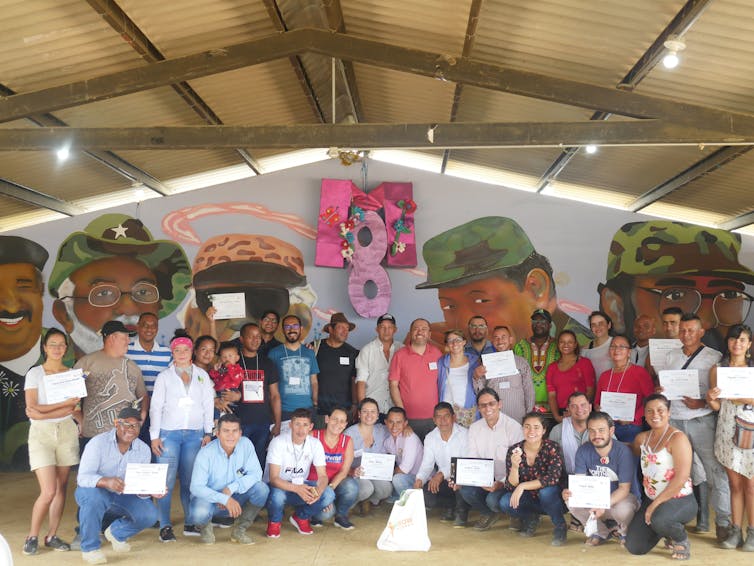 helping former Colombian guerrilla fighters to become citizen scientists