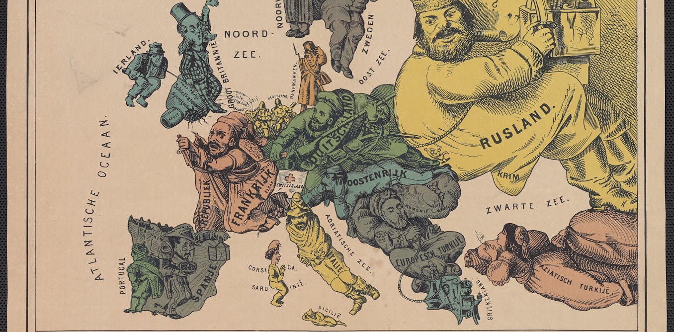 Nationalism Political Cartoon 1800s