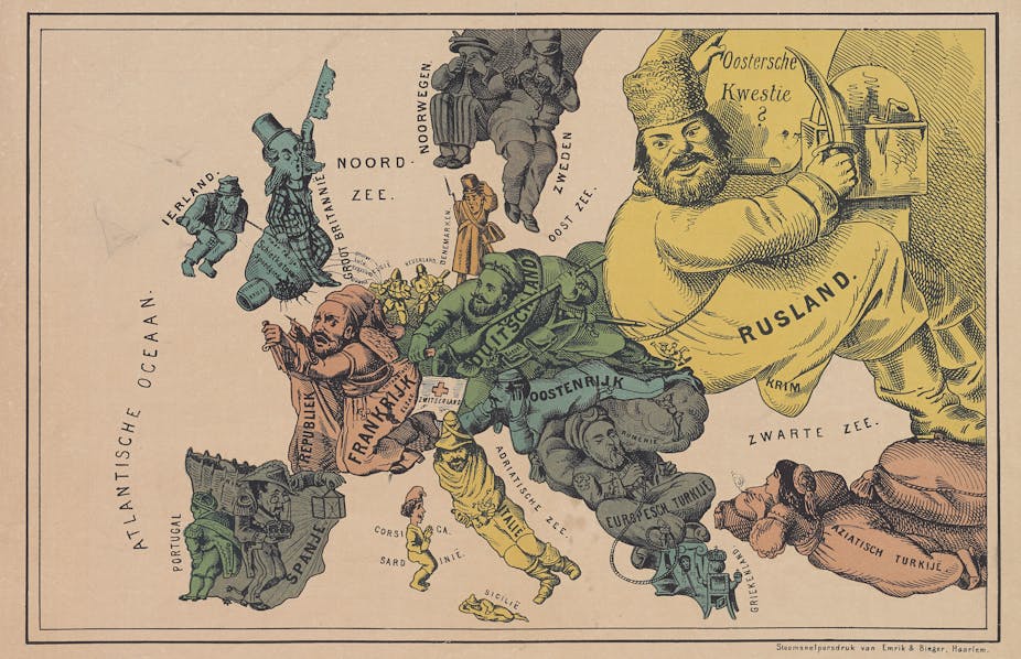 How National Stereotypes Killed The European Dream Of 19th Century Philosophers Map Of 19th Century Europe