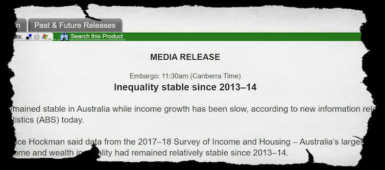 our continuing upward redistribution of wealth