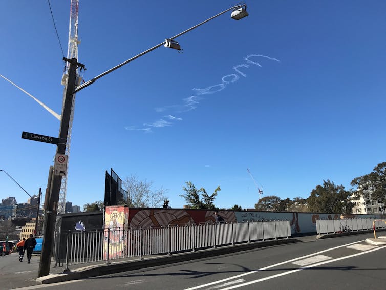 Free speech or sky vandalism? Here's what the law says about skywriting in Australia