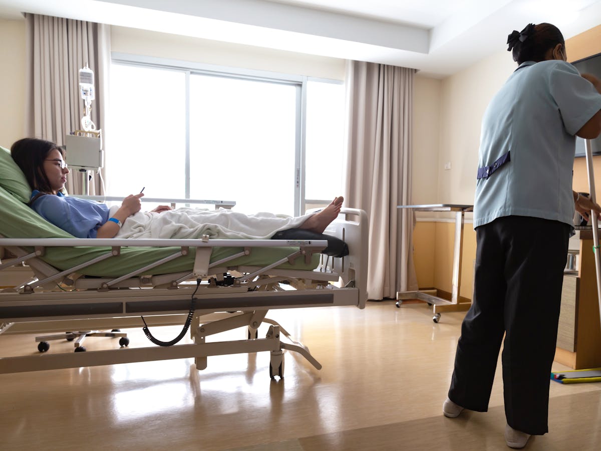 How clean is your hospital room? To reduce the spread of infections, it  could probably be cleaner