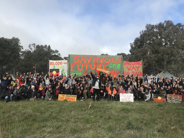 What kind of state values a freeway's heritage above the heritage of our oldest living culture?