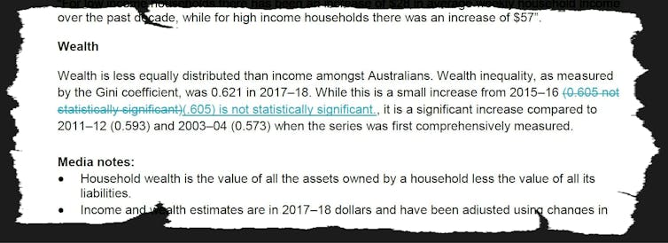 It's not just the ABS. It's also the Productivity Commission downplaying the growth in inequality