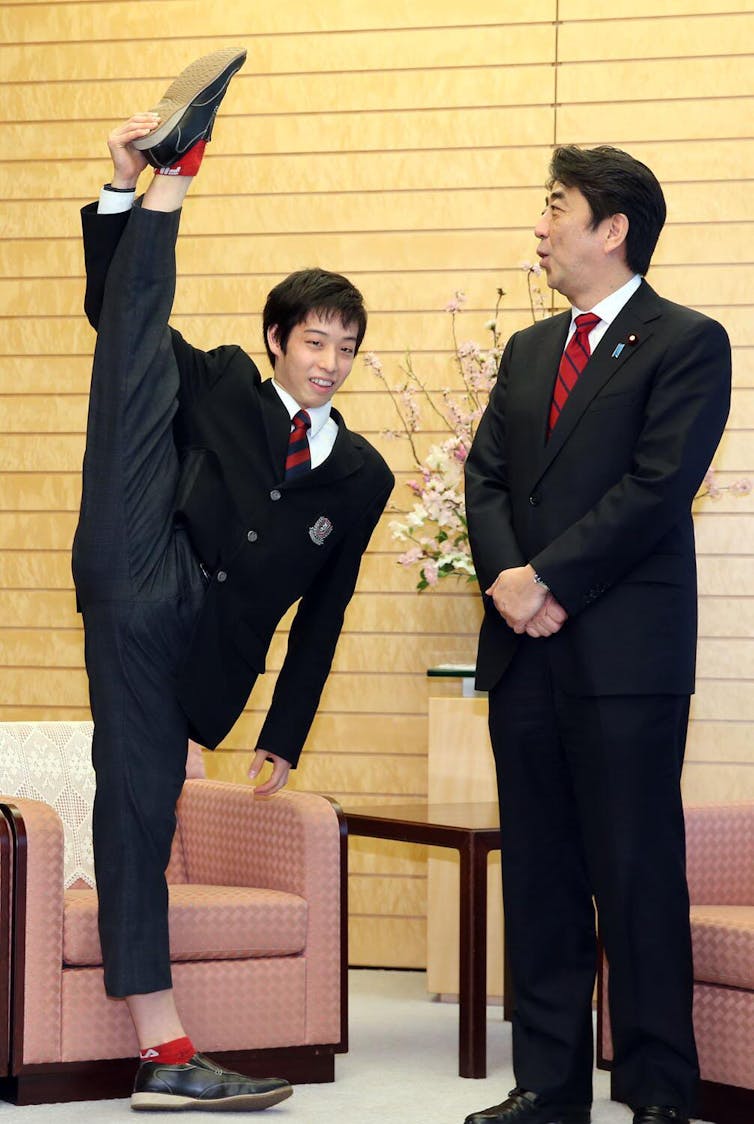 Boys dance too - and in Japan they are celebrated