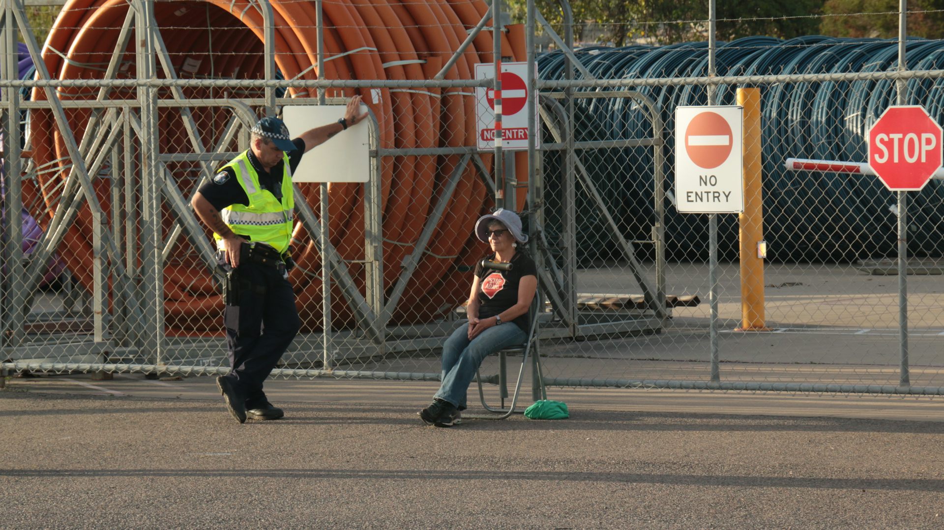 'Lockon devices' are a symbol of nonviolent protest, but they might