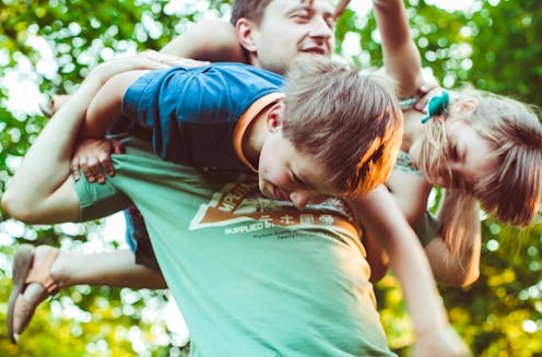 Kids learn valuable life skills through rough-and-tumble play with their dads