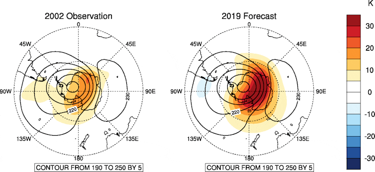 The air above Antarctica is suddenly getting warmer – here's what it means for Australia