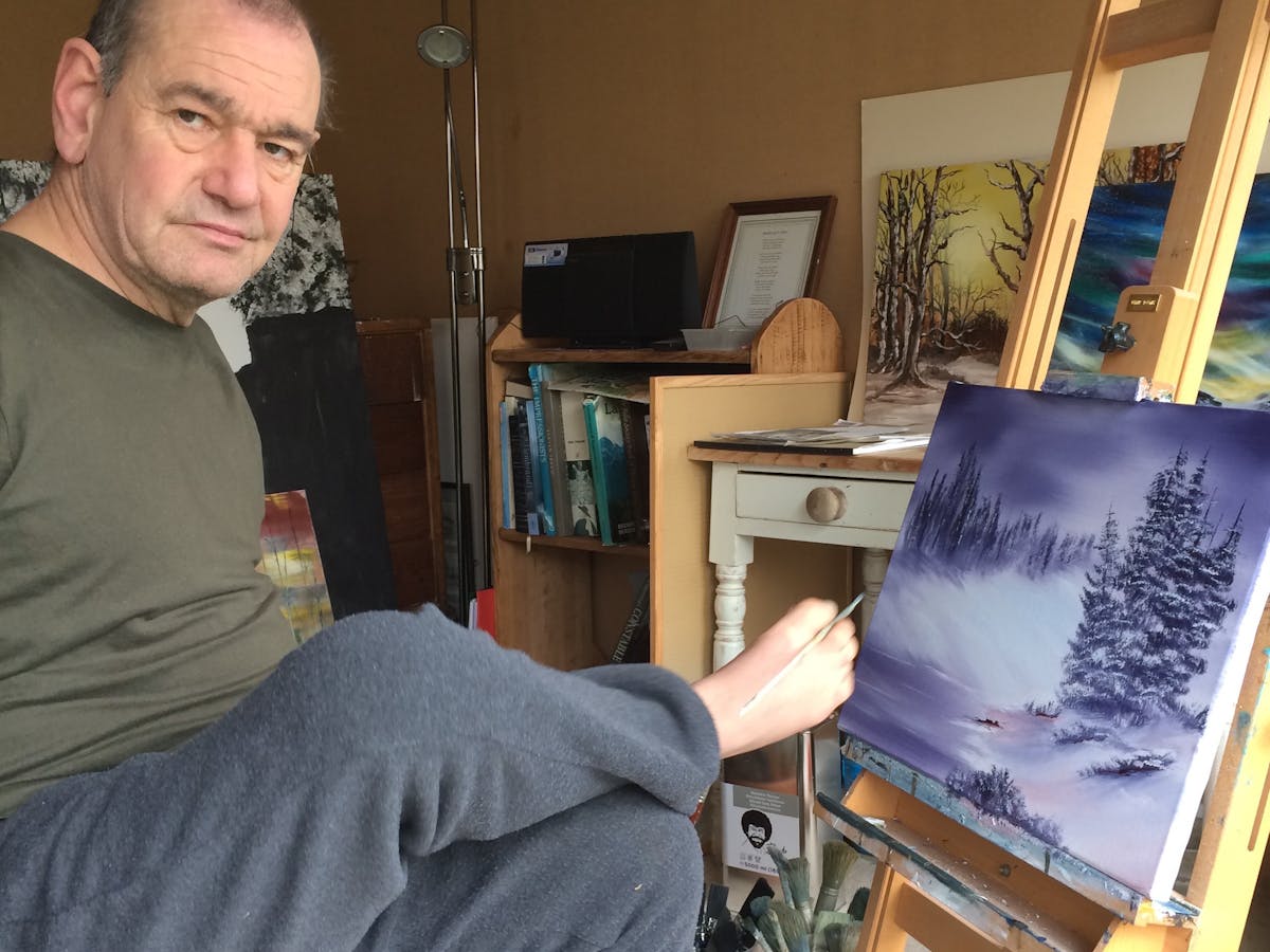 These Artists Paint With Their Feet Scans Show How Unique Their
