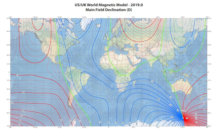 Explainer: what happens when magnetic north and true north align?