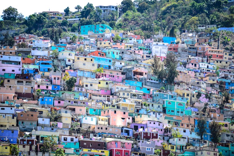 Domestic dwellings in Port-au-Prince