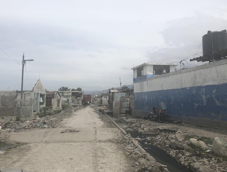 image of crumbling buildings