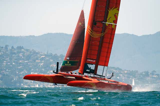 hull of racing yacht hull of racing yacht