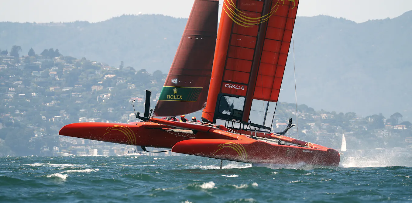 Sail GP: how do supercharged racing yachts go so fast? An engineer explains
