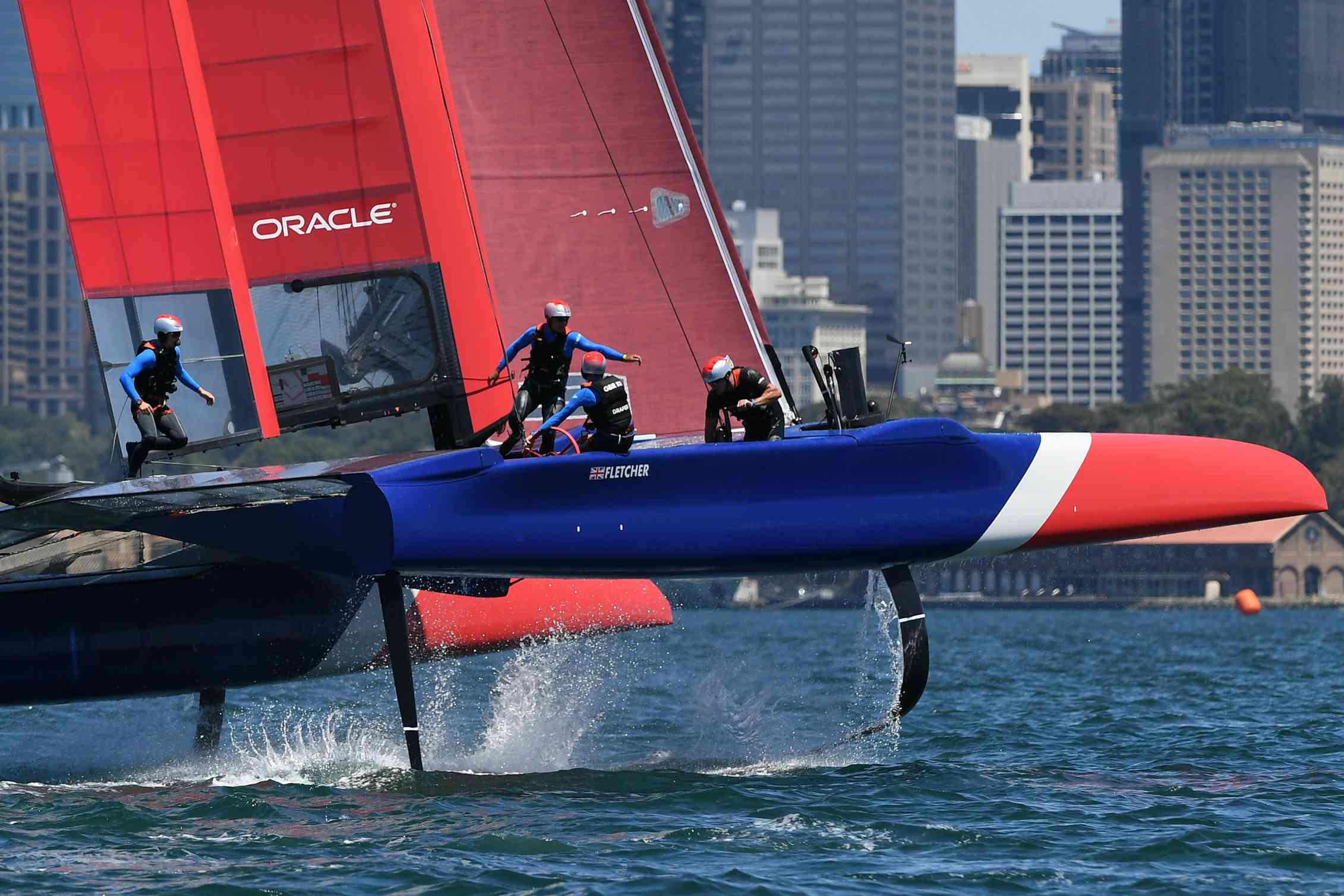 how fast do hydrofoil sailboats go
