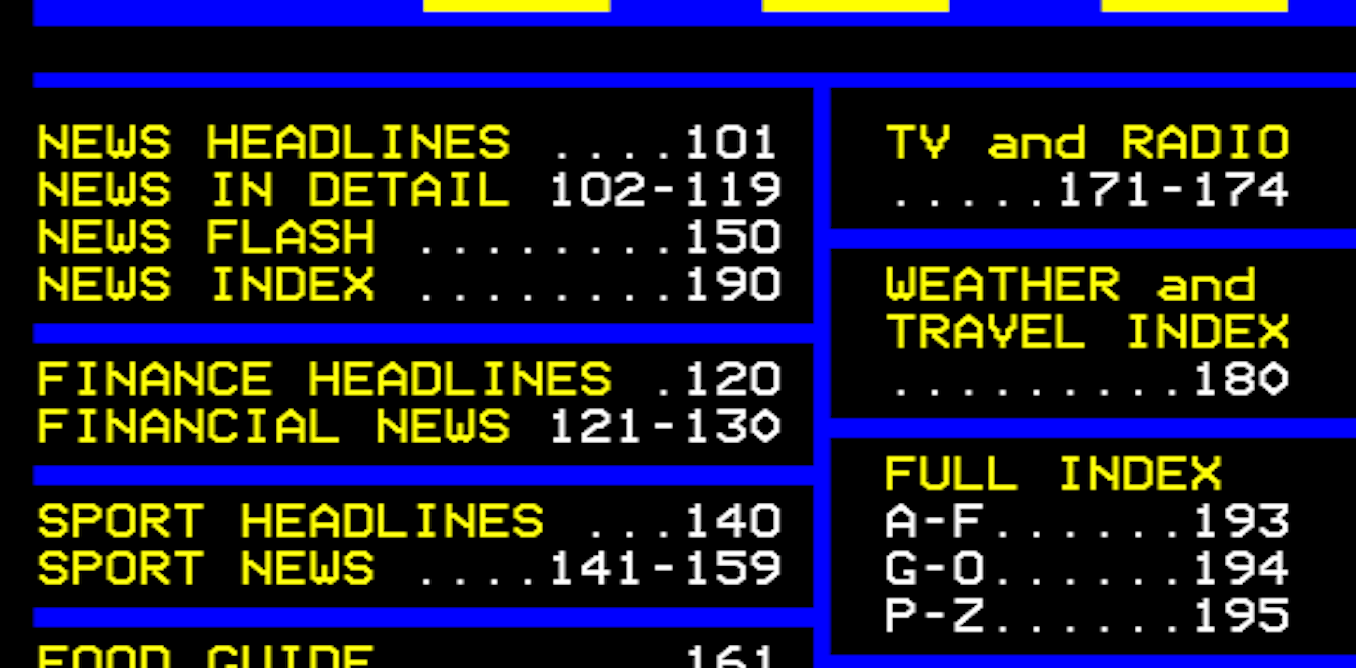 Teletext was slow but it paved the way for the super-fast world of the ...