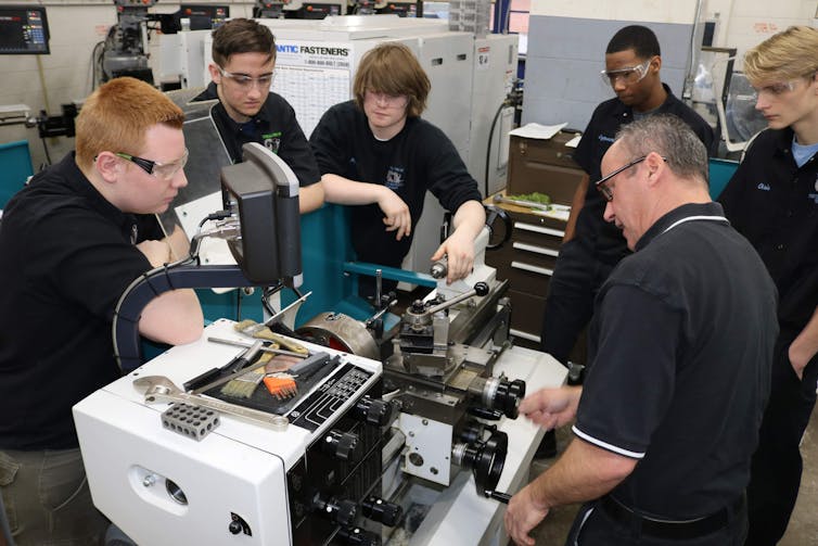 For male students, technical education in high school boosts earnings after graduation