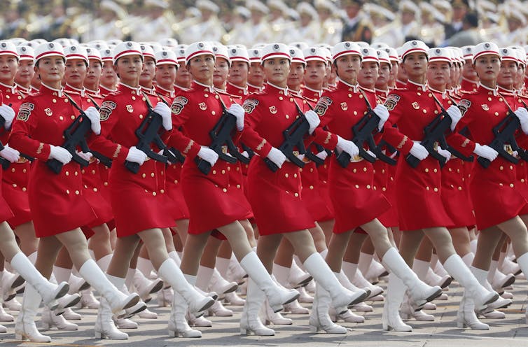 China's military might is much closer to the US than you probably think