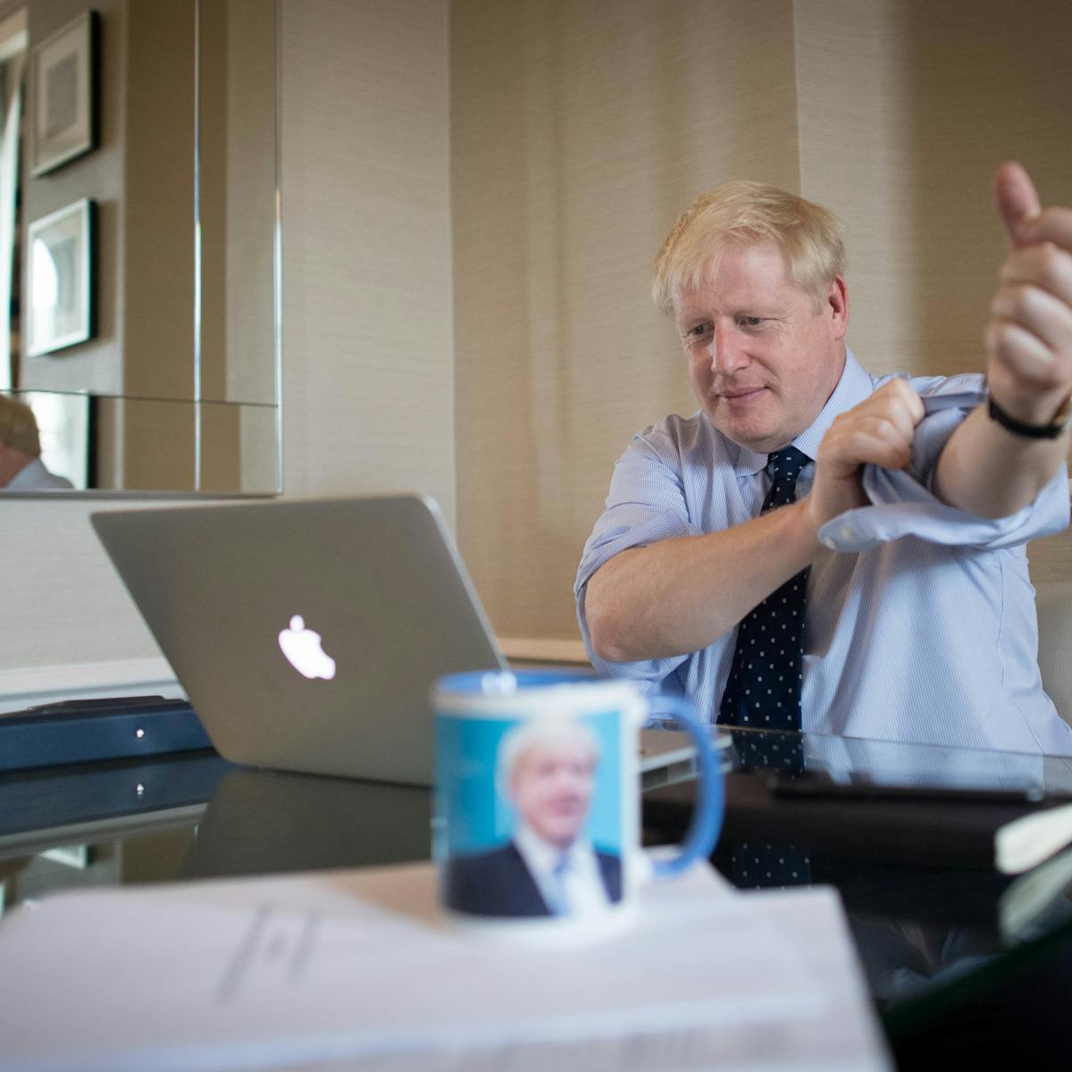 Research Shows Boris Johnson Hardly Ever Mentioned The War Before Brexit