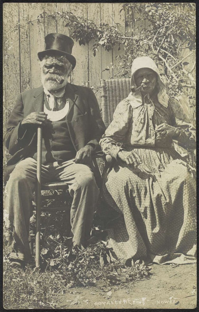 James Goulding and Mary Carpenter, Nowra, New South Wales, approximately 1905