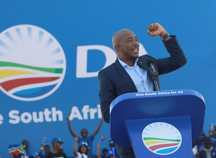 Mmusi Maimane, leader of South Africa’s main opposition party, the Democratic Alliance. EFE-EPA/Kim Ludbrook