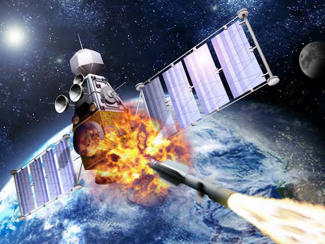 Space may soon become a war zone – here's how that would work