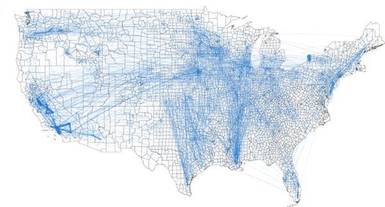 We mapped how food gets from farms to your home