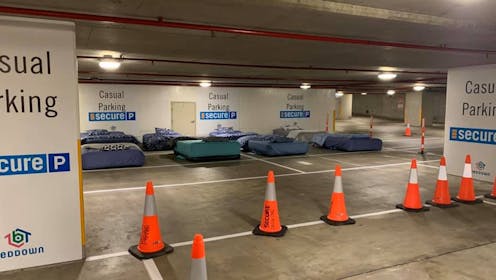 Beds in car parks don't solve Australia's rough sleeping problem