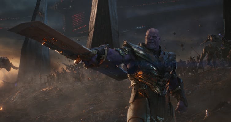 Josh Brolin as Thanos in Avengers