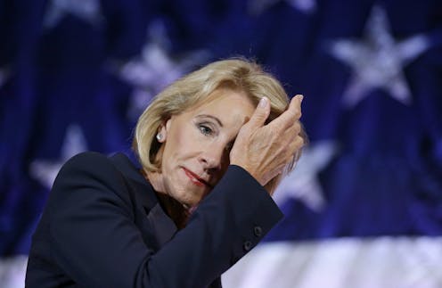 DeVos' formula for success: Trash public schools and push privatization