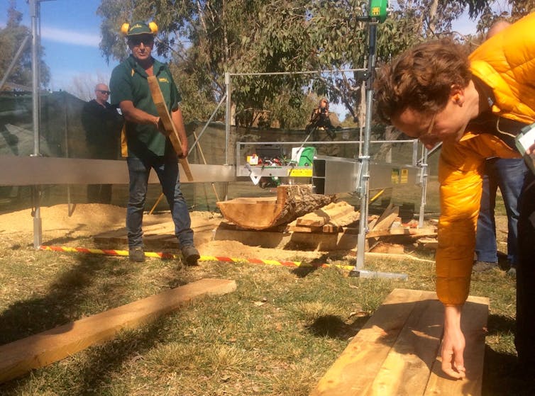 When a tree dies, don't waste your breath. Rescue the wood to honour its memory