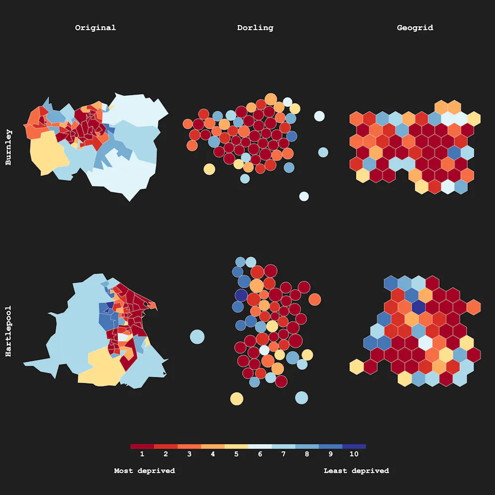Oversimplifide Map Even the most beautiful maps can be misleading