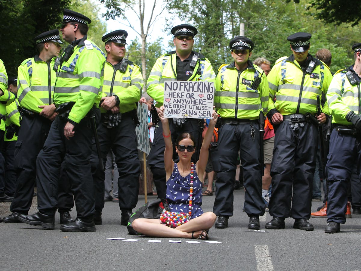 Fracking: how the police response is threatening the right to protest