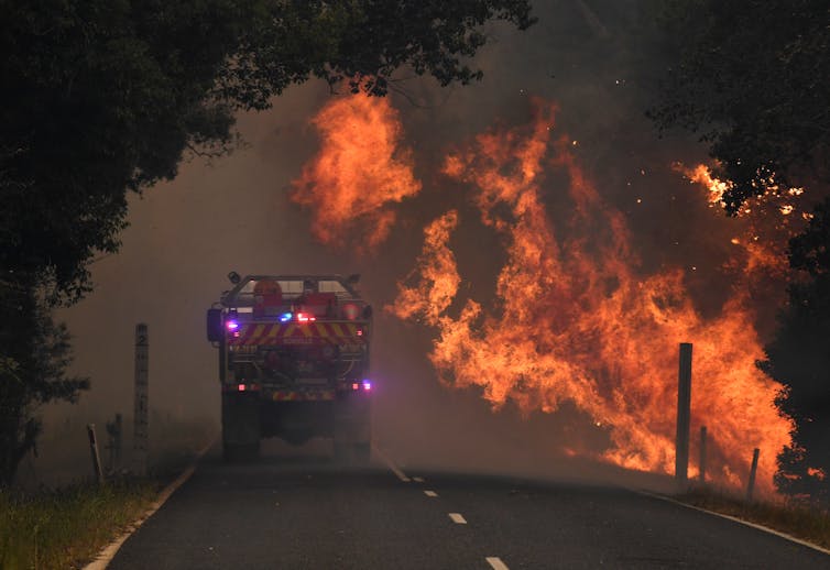 'Like volcanoes on the ranges': how Australian bushfire writing has changed with the climate
