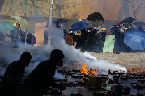 a dangerous new phase for the Hong Kong protests