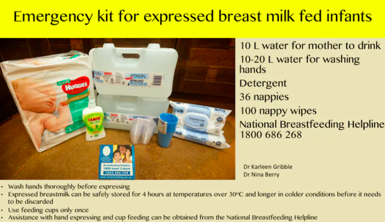 Evacuating with a baby? Here's what to put in your emergency kit