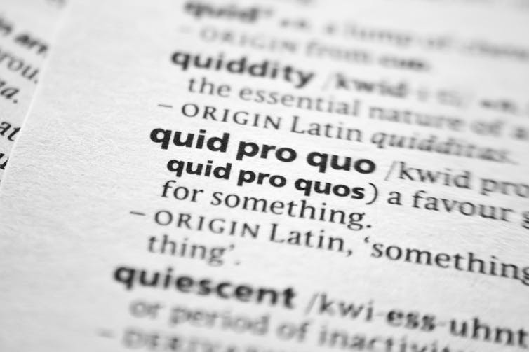 Quid Pro Quo The Origins Of The Latin Term And How Its Uses Evolved In English