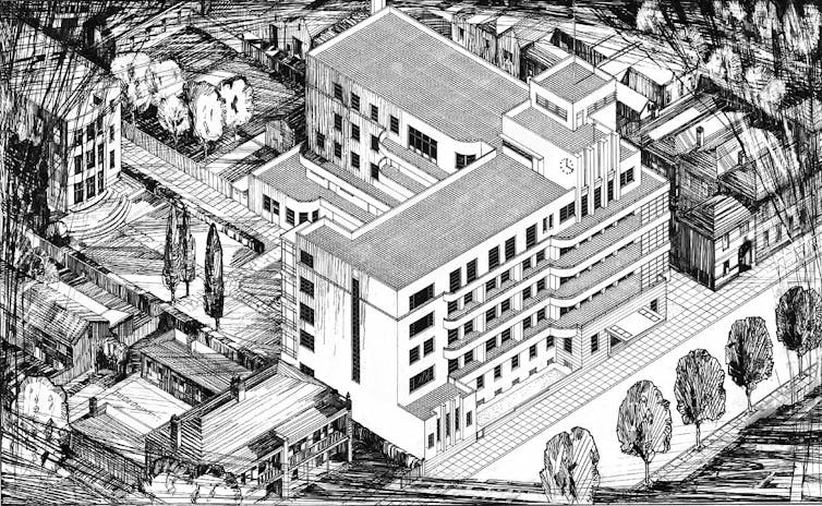 From army barracks to shopping malls: how hospital design has been a matter of life and death