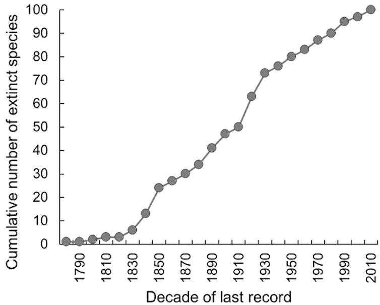 Scientists re-counted Australia's extinct species, and the result is devastating