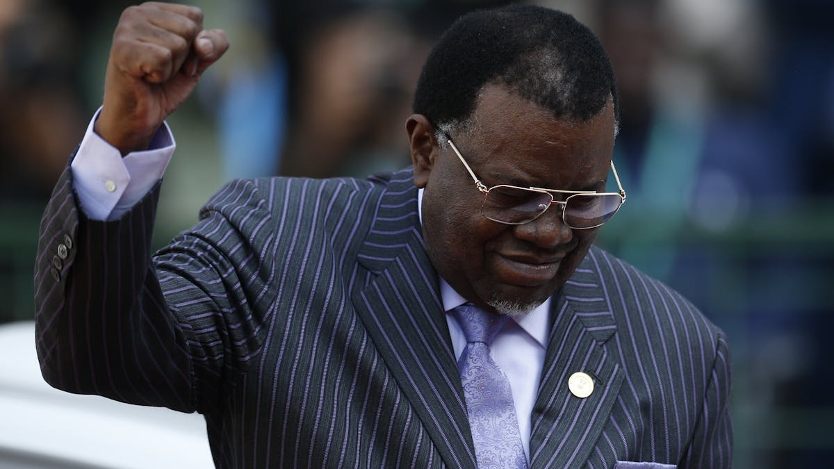 Namibian Elections The Sands Are Shifting Slowly