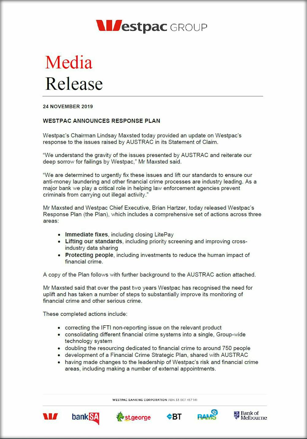 How Westpac Is Alleged To Have Broken Anti Money Laundering Laws