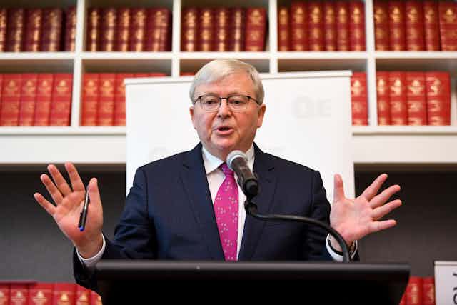Kevin Rudd urges Australia to reduce its economic dependence on China