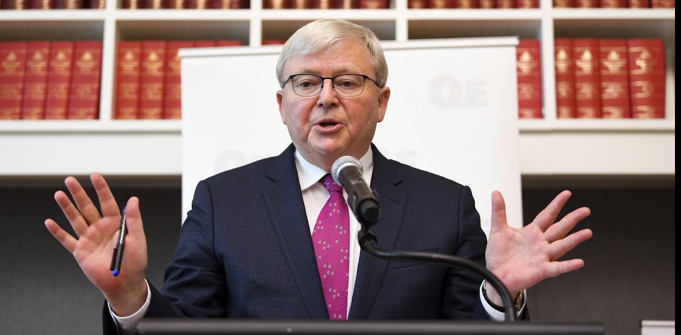 Kevin Rudd urges Australia to reduce its economic dependence on China