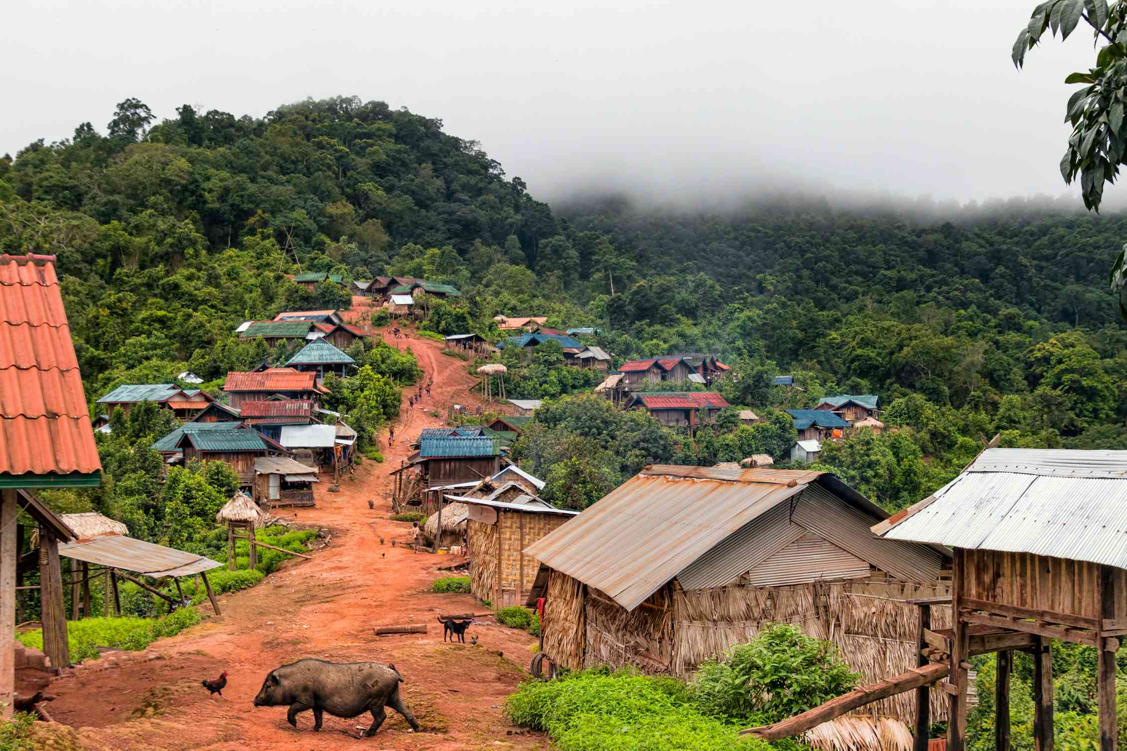 Топ села. Лаос деревня. Тропическая деревня. Лаос деревня ban Kiet ngong. Акха.