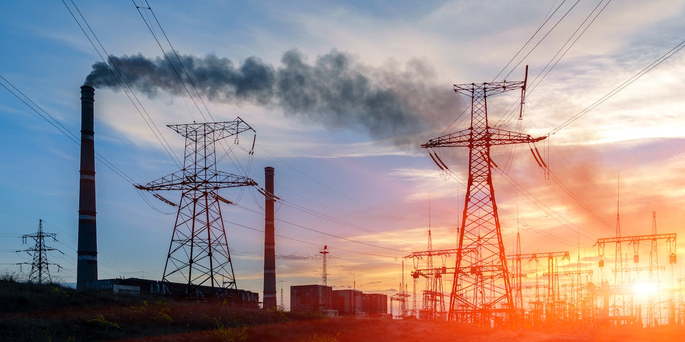 We calculated emissions due to electricity loss on the power grid