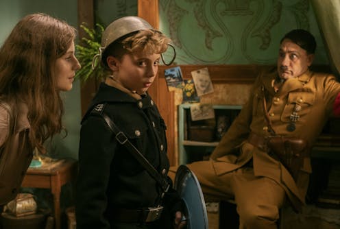 Hitler humour and a child's eye view of war make for dark satire