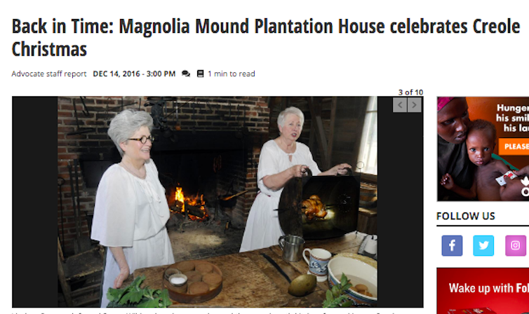 Memo from a historian: White ladies cooking in plantation museums are a denial of history