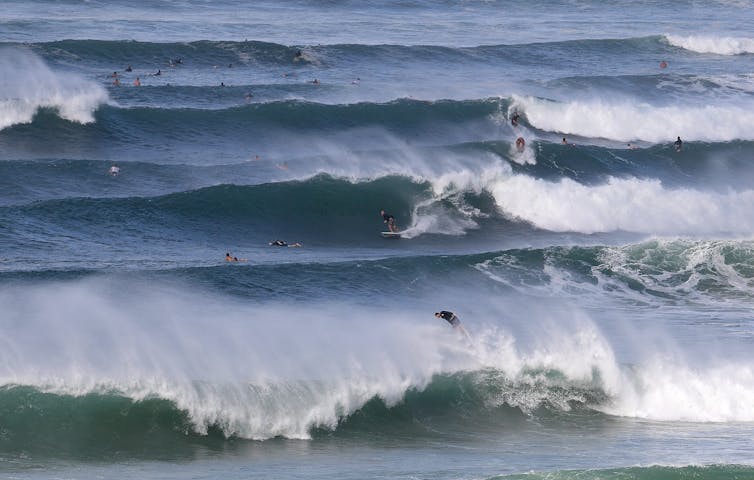 The story of a wave: from wind-blown ripples to breaking on the beach