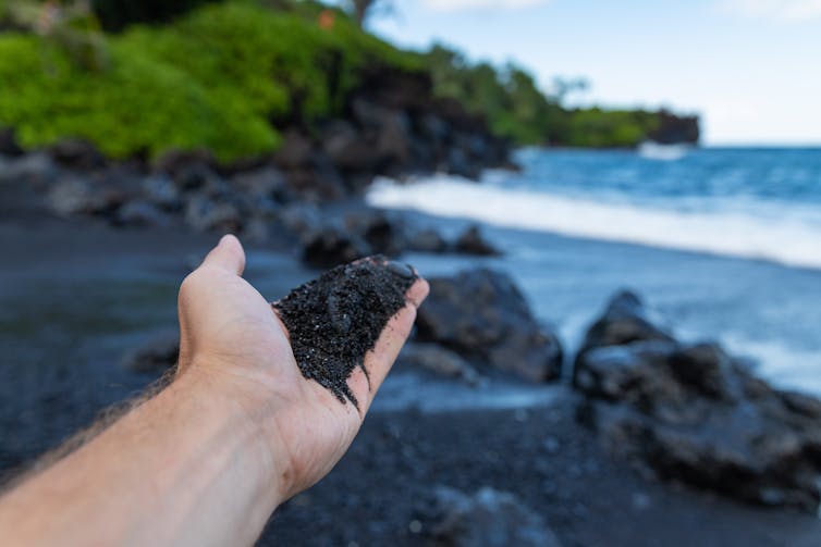 Where does beach sand come from?