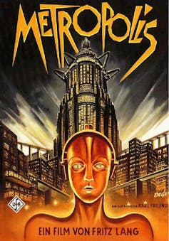 Cartel de la película Metrópolis (Fritz lang, 1927)